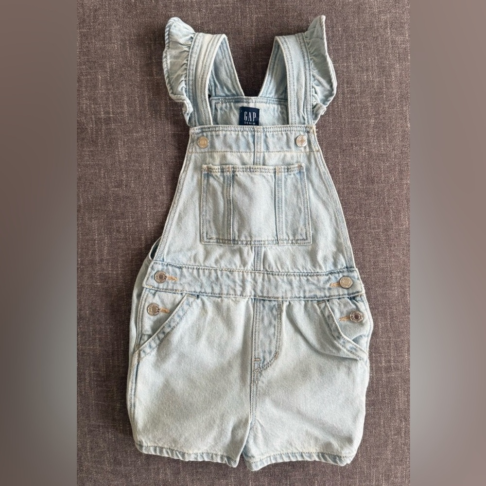 GAP Kids Light Blue Denim Overalls